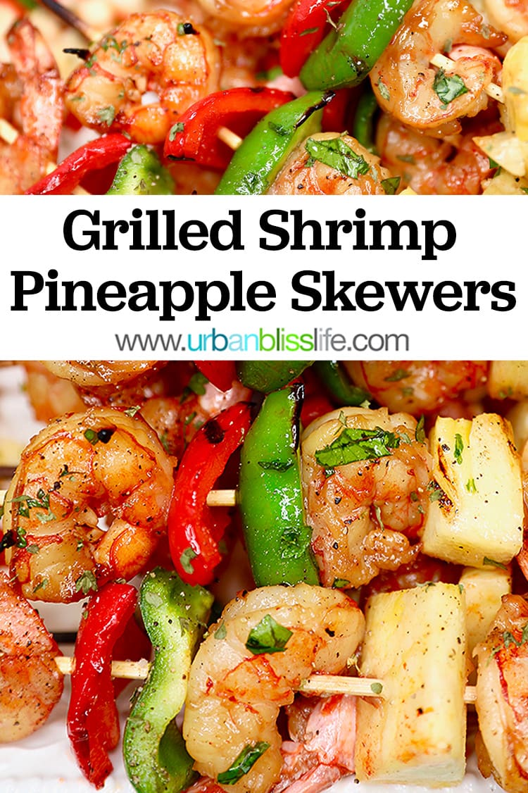 grilled shrimp pineapple skewers