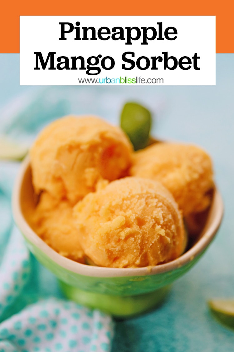 pineapple mango sorbet recipe