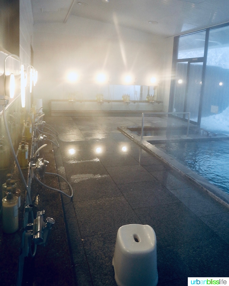 women's showers for Japanese bath