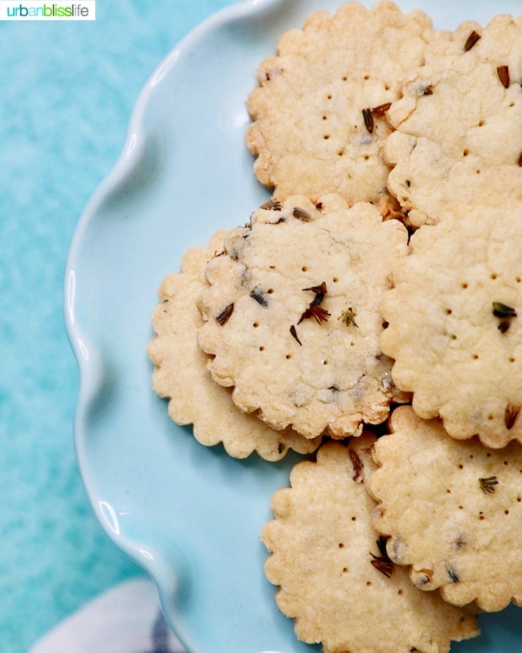 lavender shortbread cookies