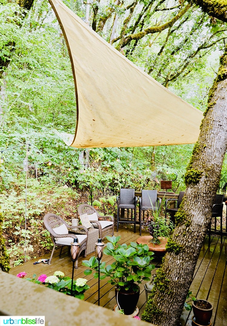 deck of Natalie's Estate winery in Oregon