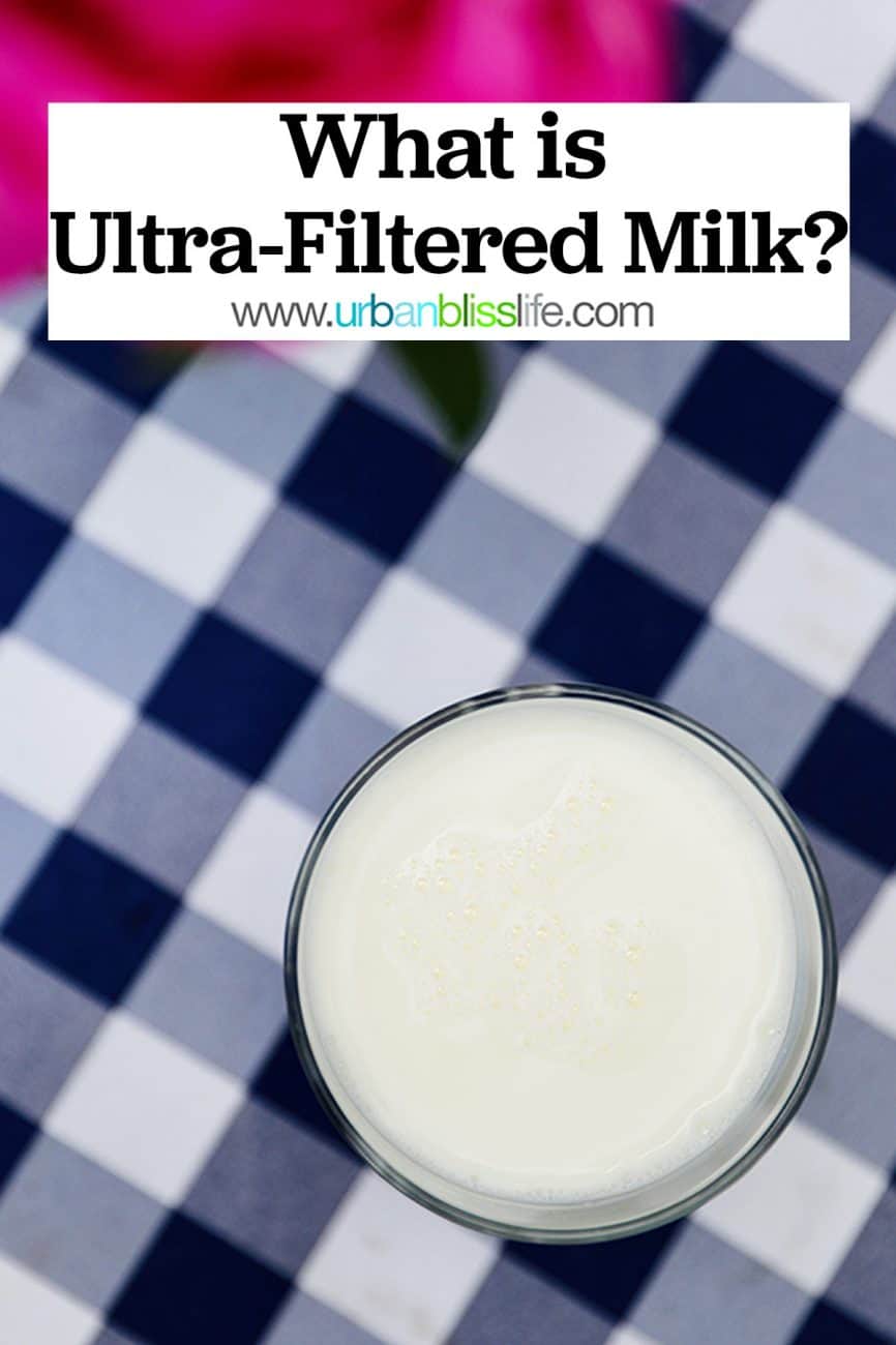 What is ultra-filtered milk? secondary graphic
