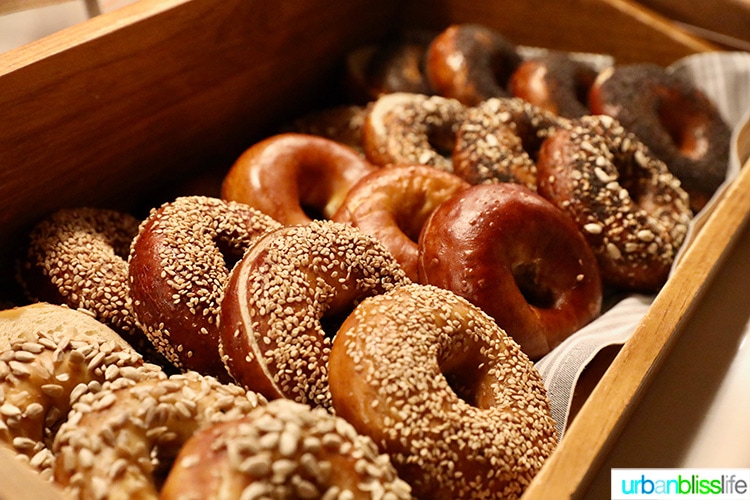 various bagels