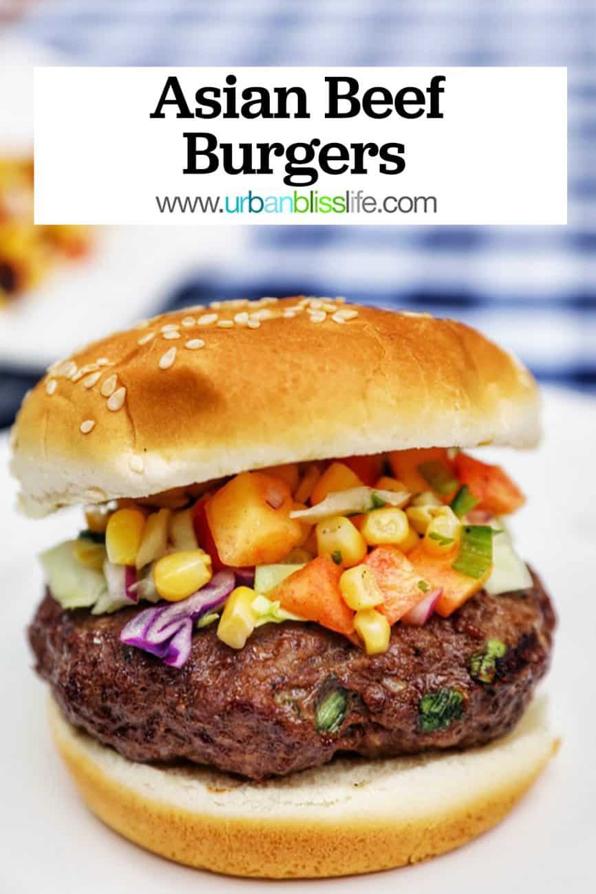 main graphic for asian beef burgers