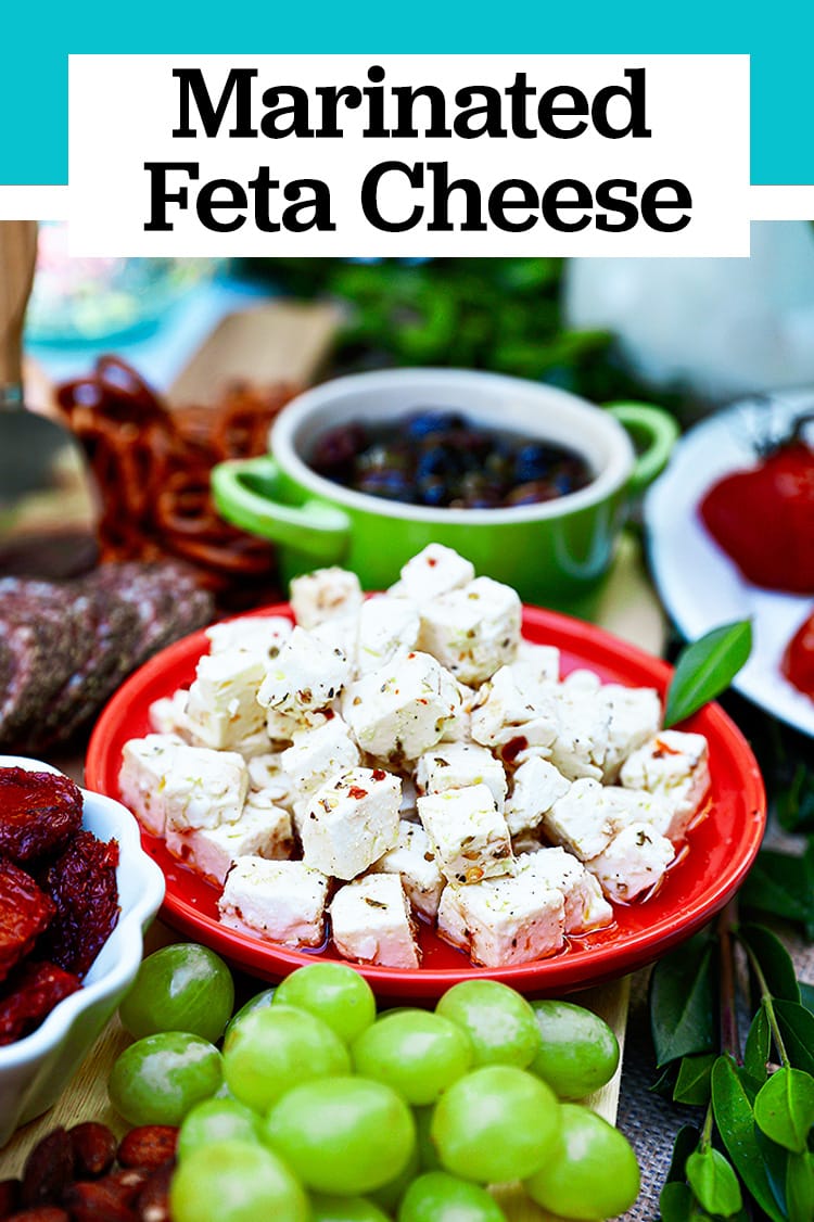 marinated feta appetizer