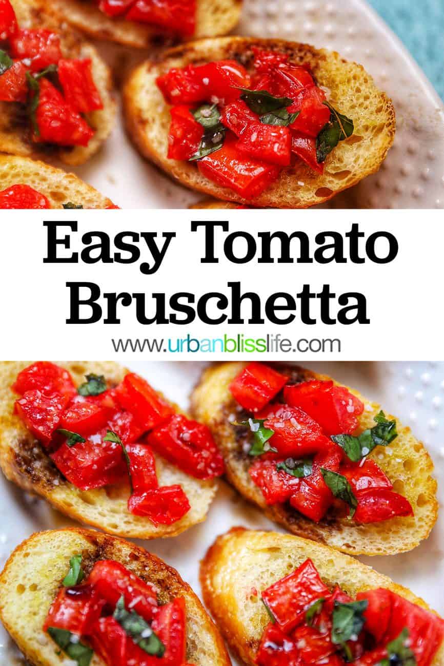 graphic for tomato bruschetta