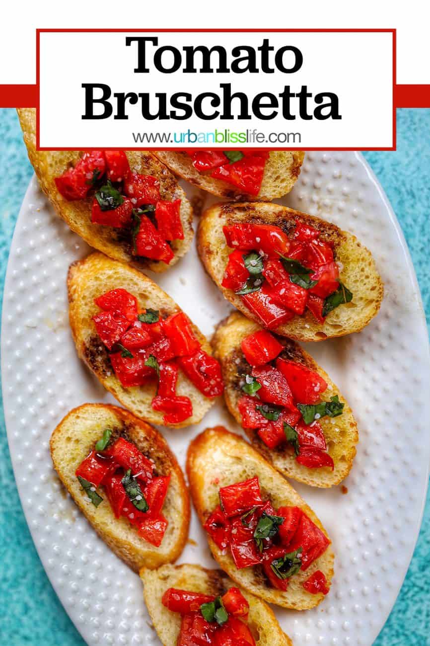 graphic for tomato bruschetta