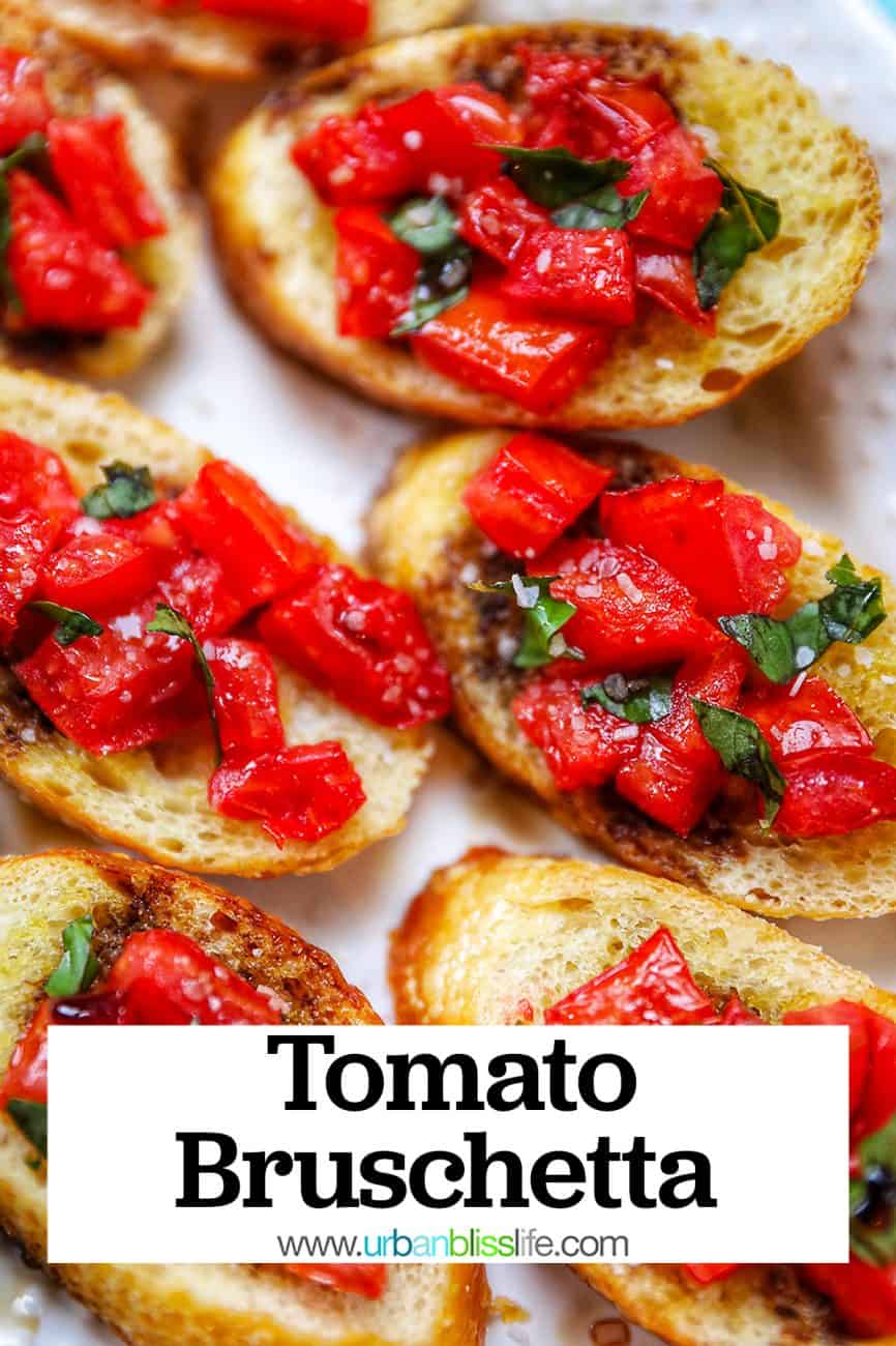 graphic for tomato bruschetta