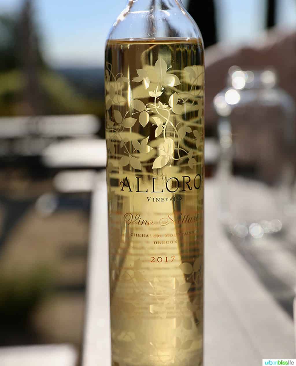 Alloro Vineyard ice wine