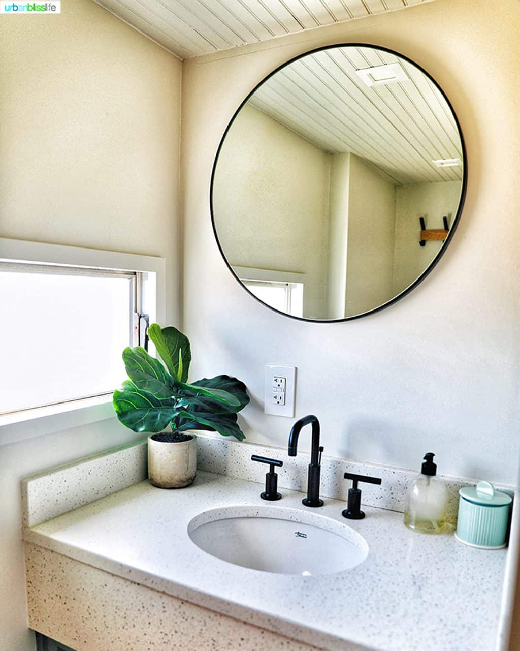 bathroom vanity Vintages Trailer Resort