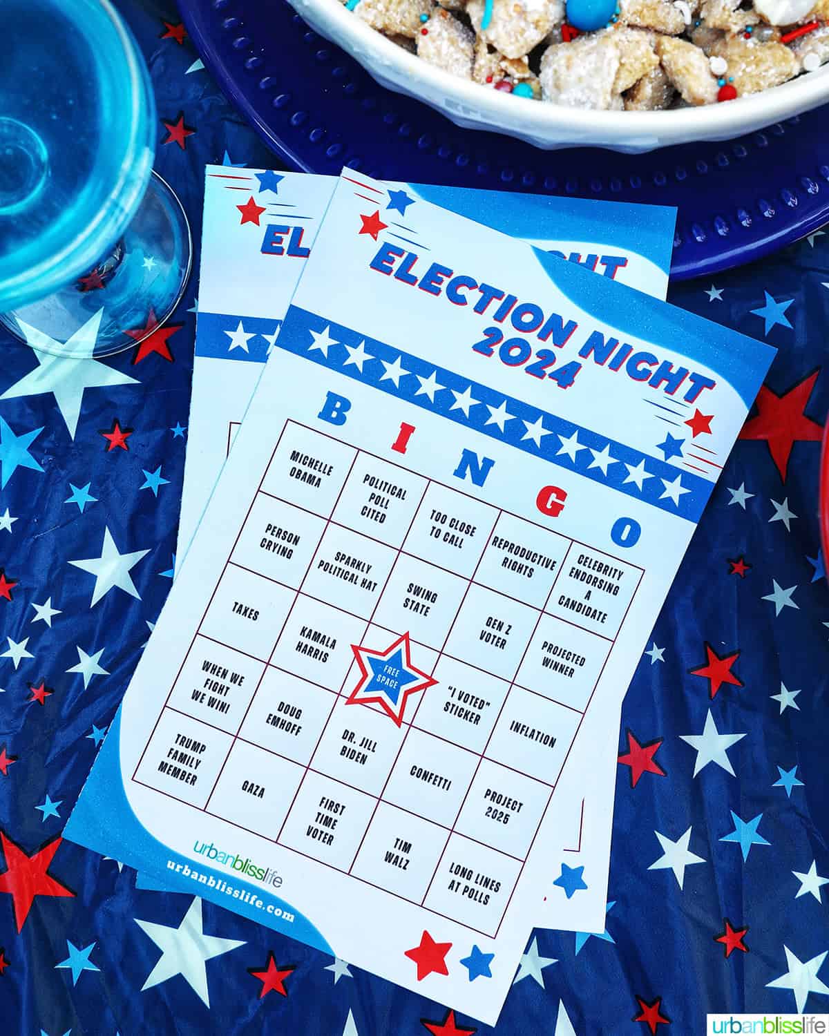 election bingo cards