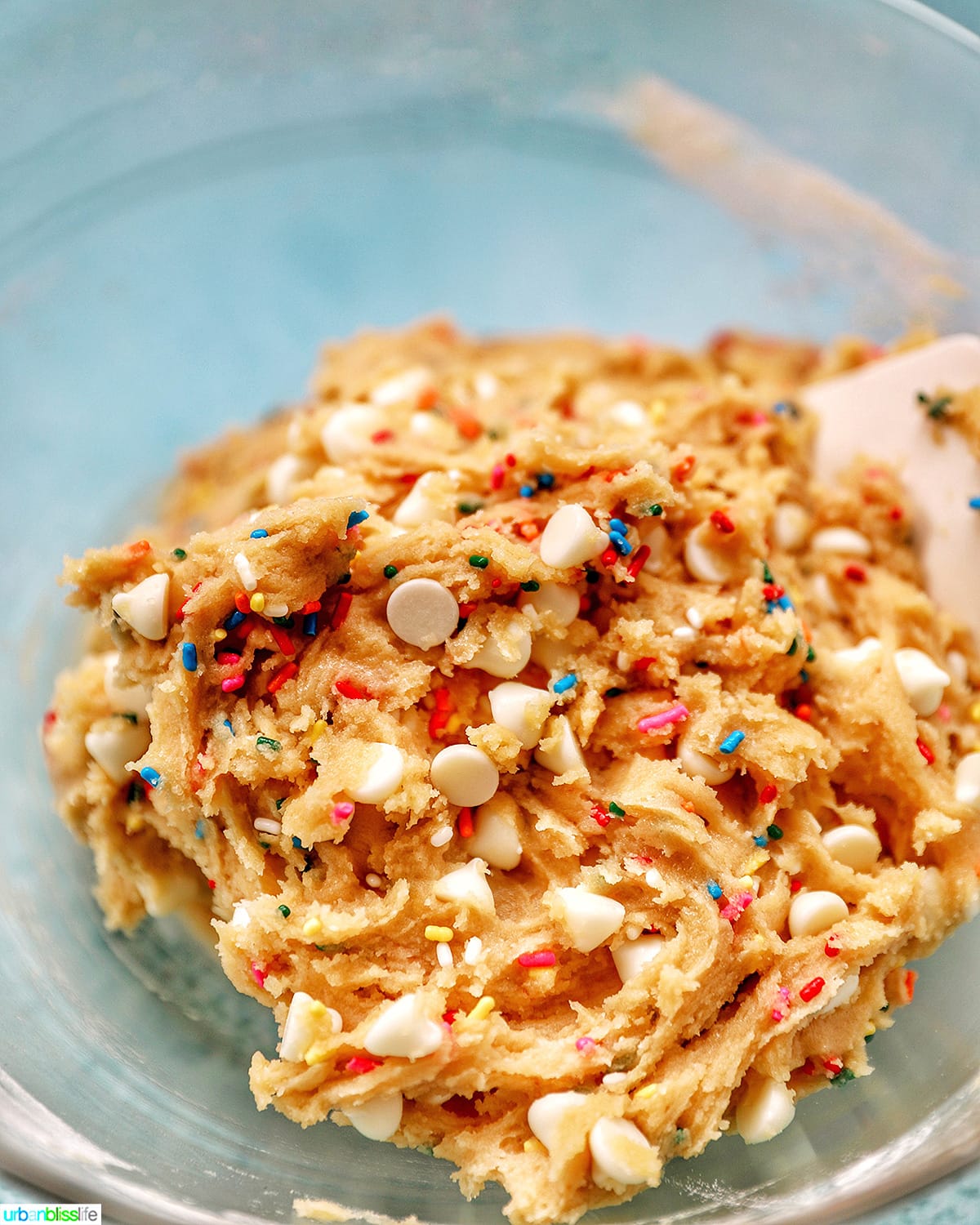 Funfetti Bars cookie dough