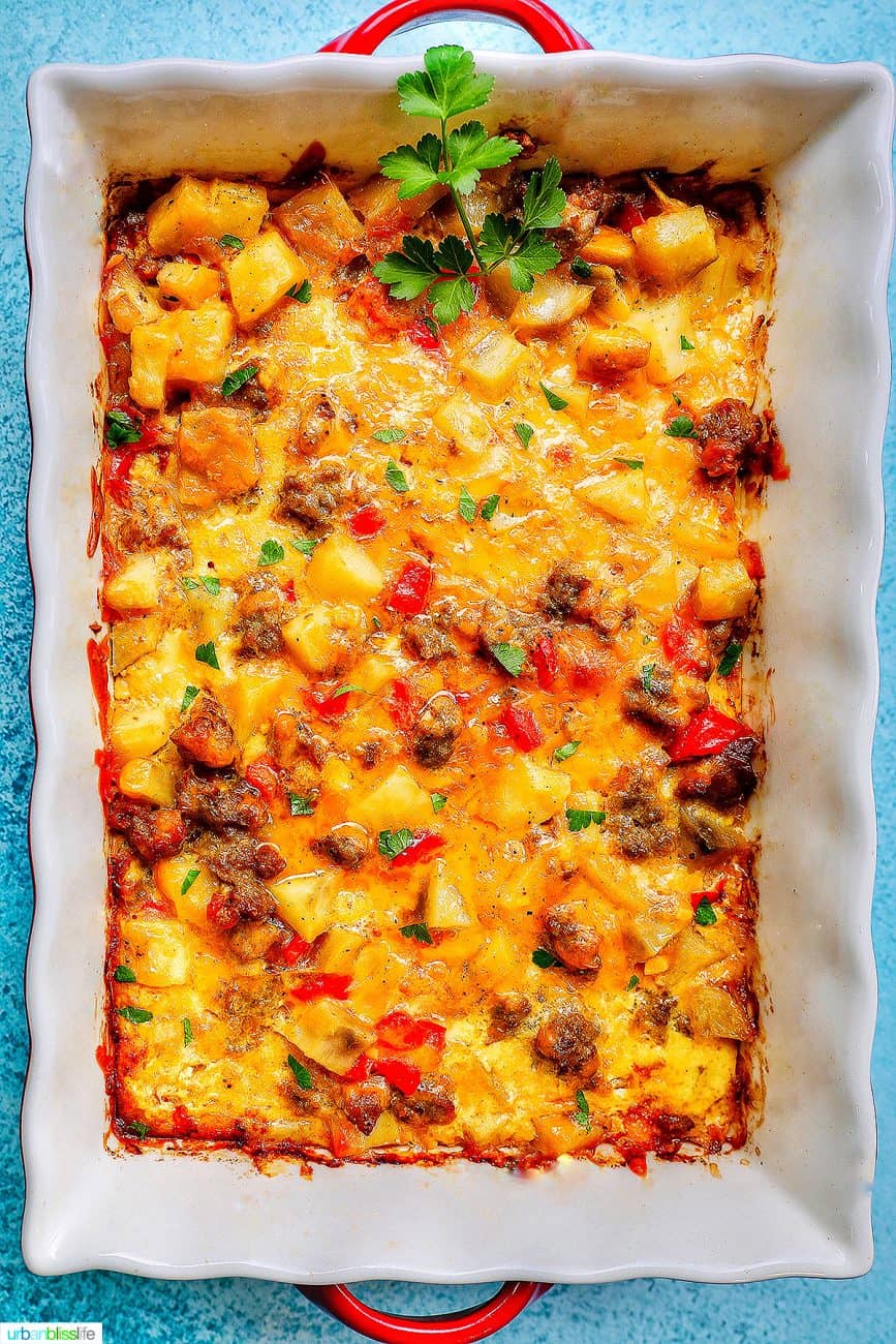 make ahead breakfast casserole