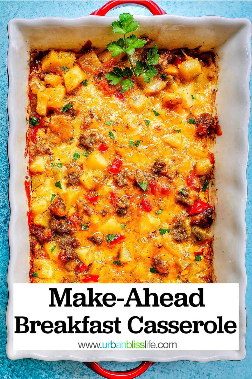 make ahead overnight breakfast casserole