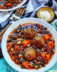 Slow Cooker Meatball Soup