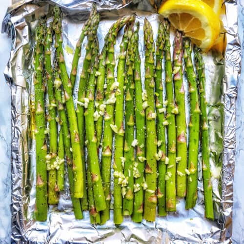 garlic lemon asparagus