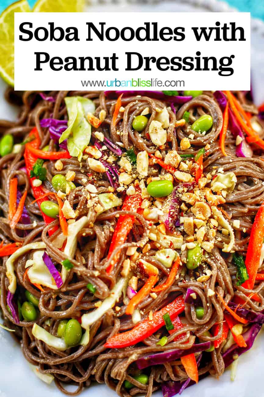 Soba Noodles with title text