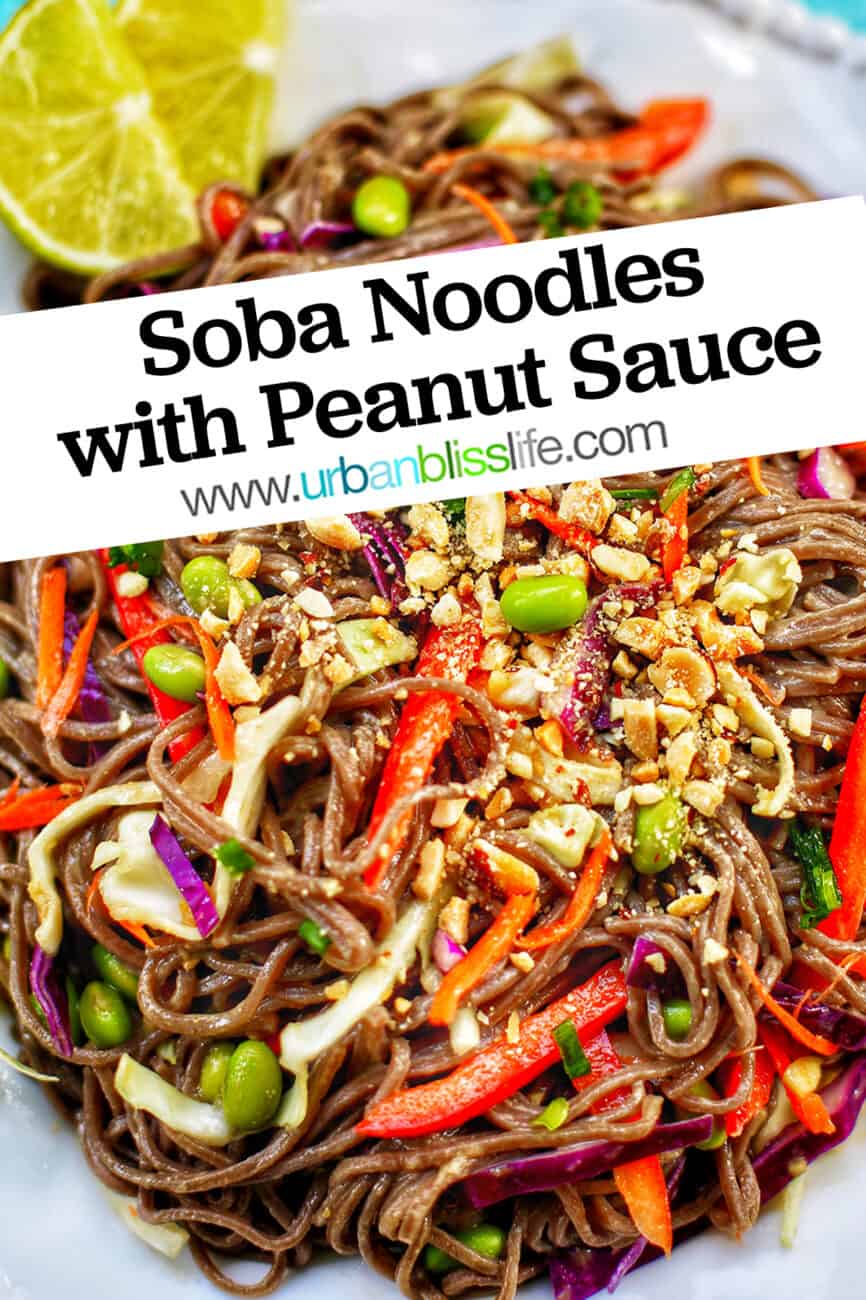 Soba Noodles with title text