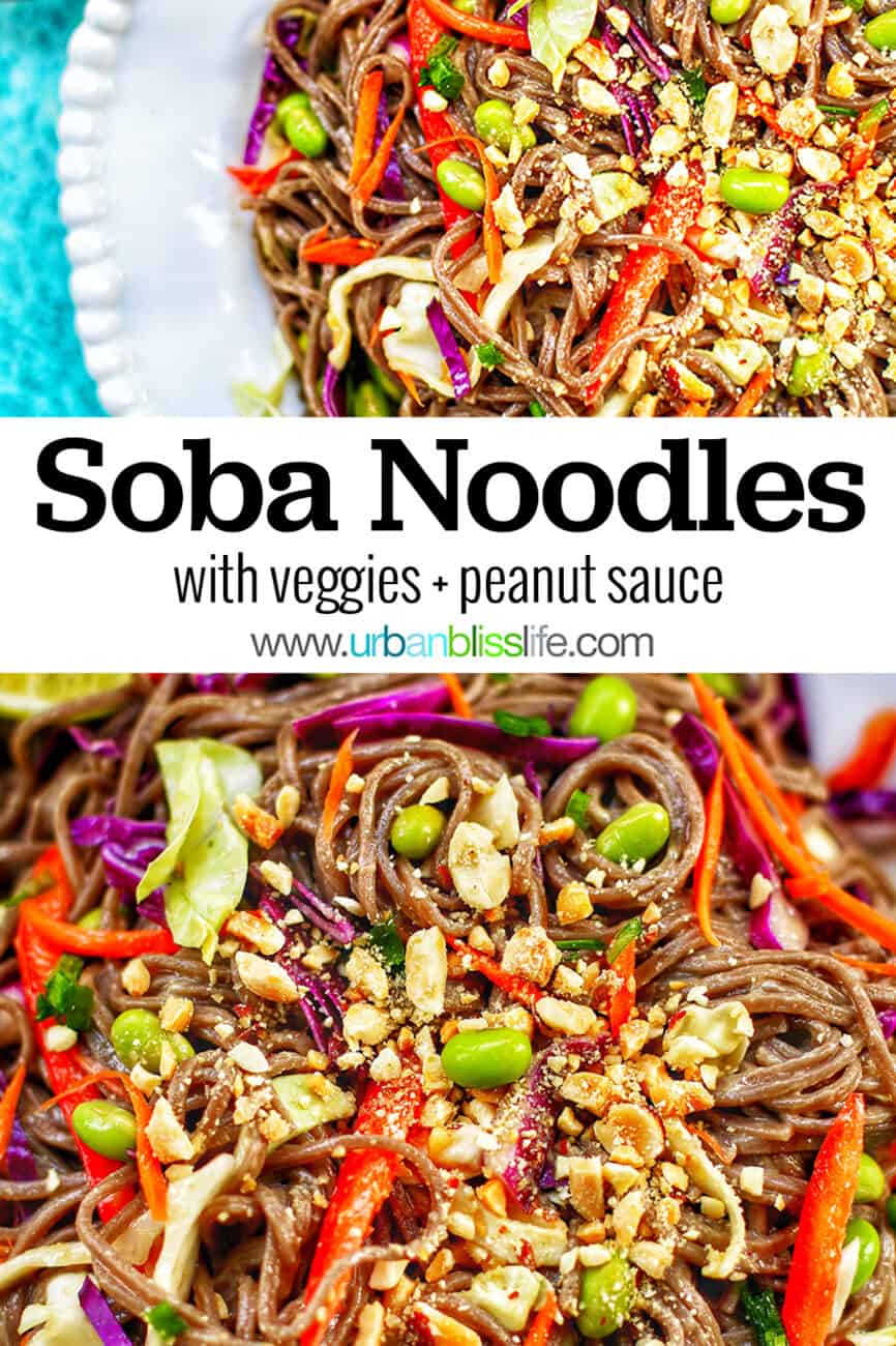 Soba Noodles with title text