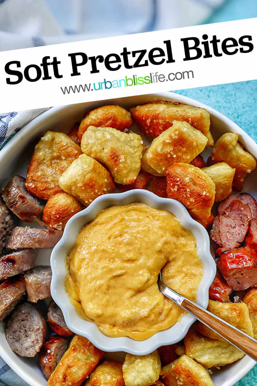 soft pretzel bites with title text