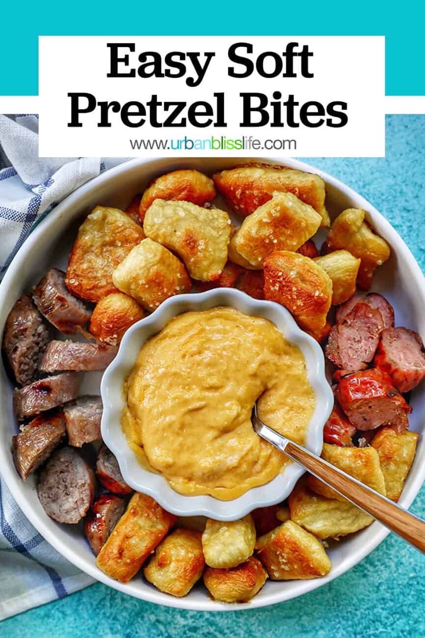 soft pretzel bites with title text