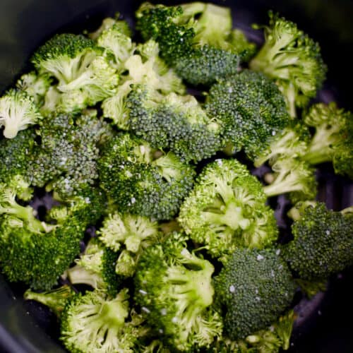 broccoli in the Ninja Foodi