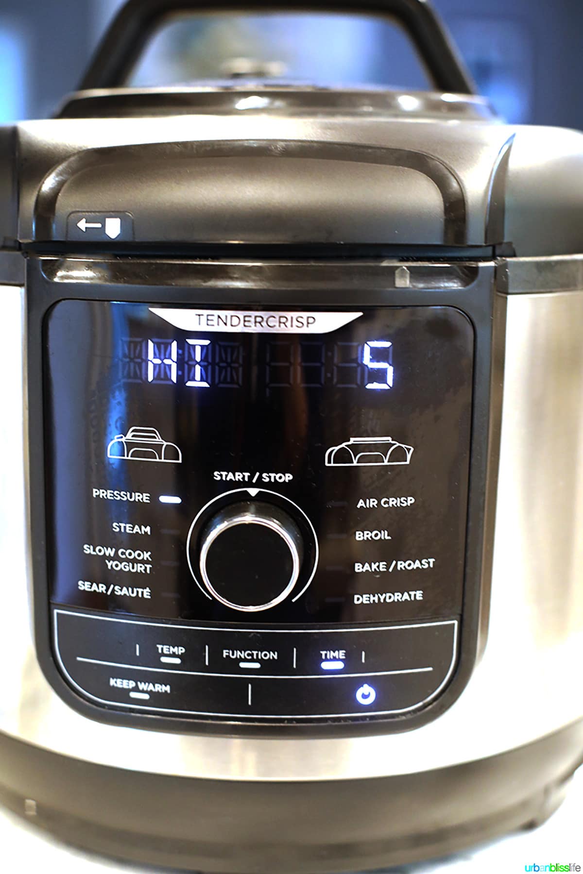 Ninja Foodi pressure cook HI 5 minutes