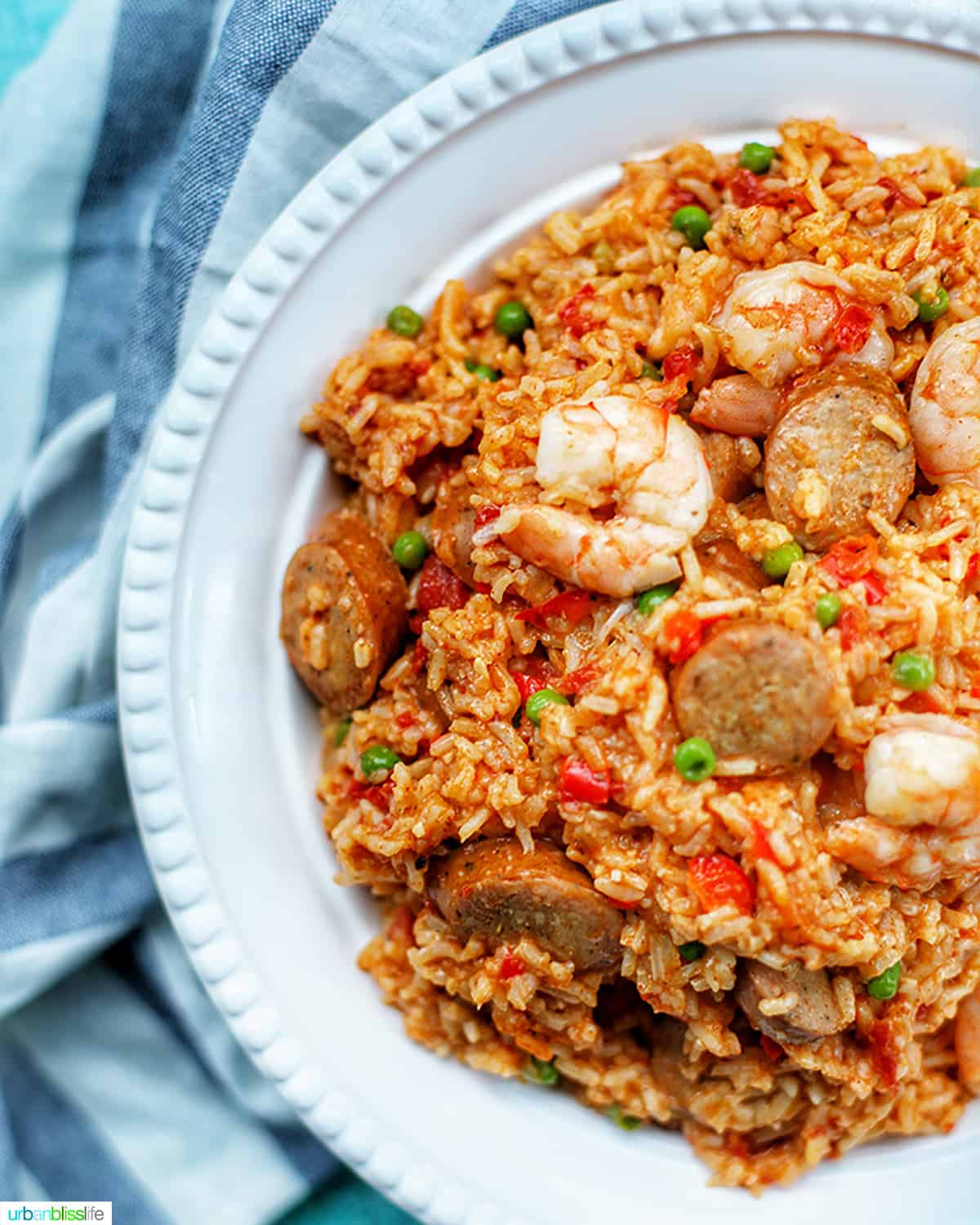 half side of seafood jambalaya