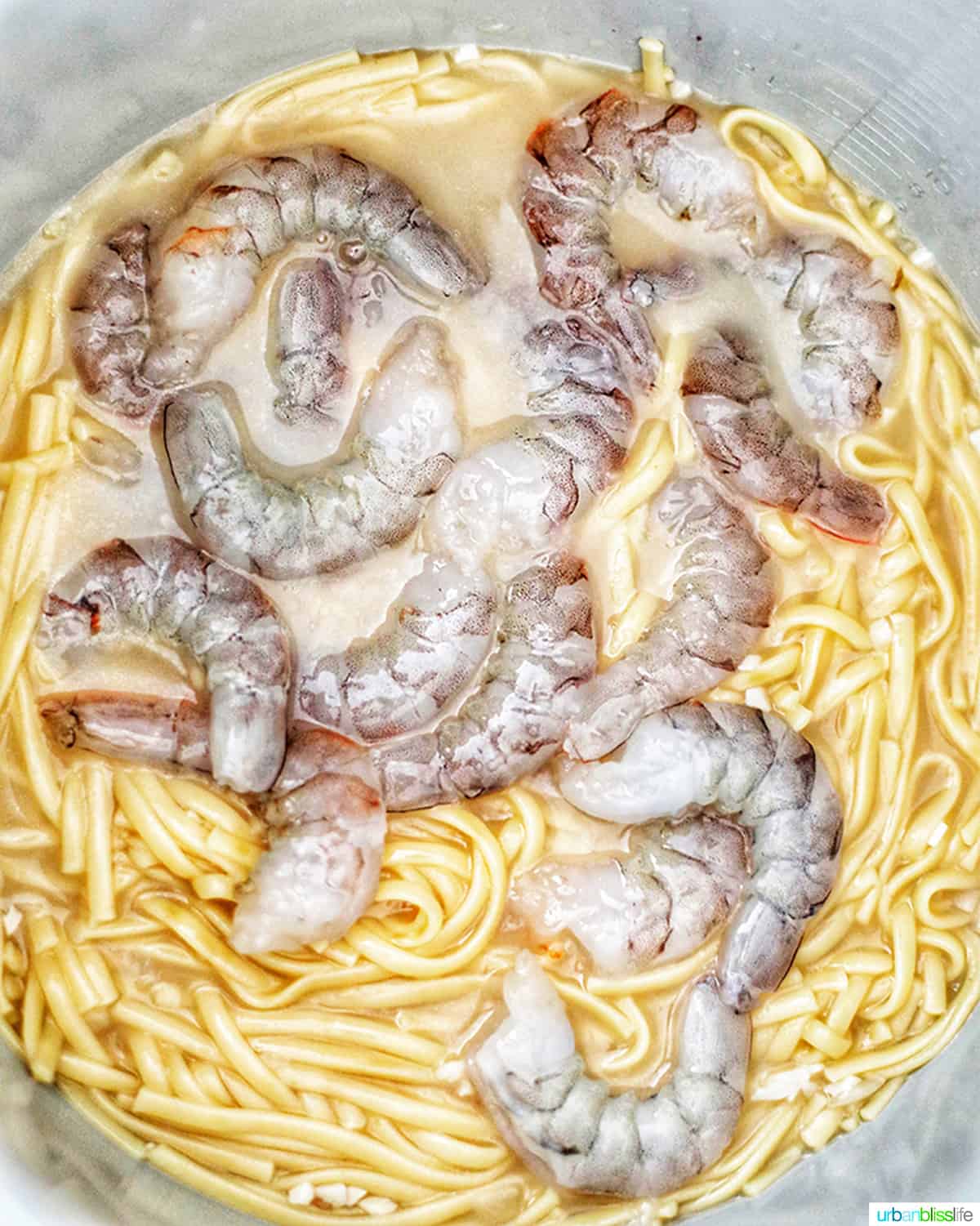 cooking Shrimp Scampi Linguini in the Ninja Foodi