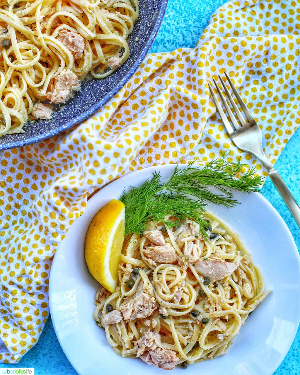 bowl of tuna pasta