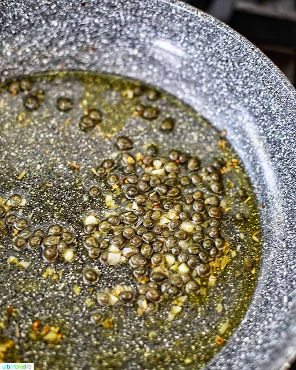 capers in white wine sauce