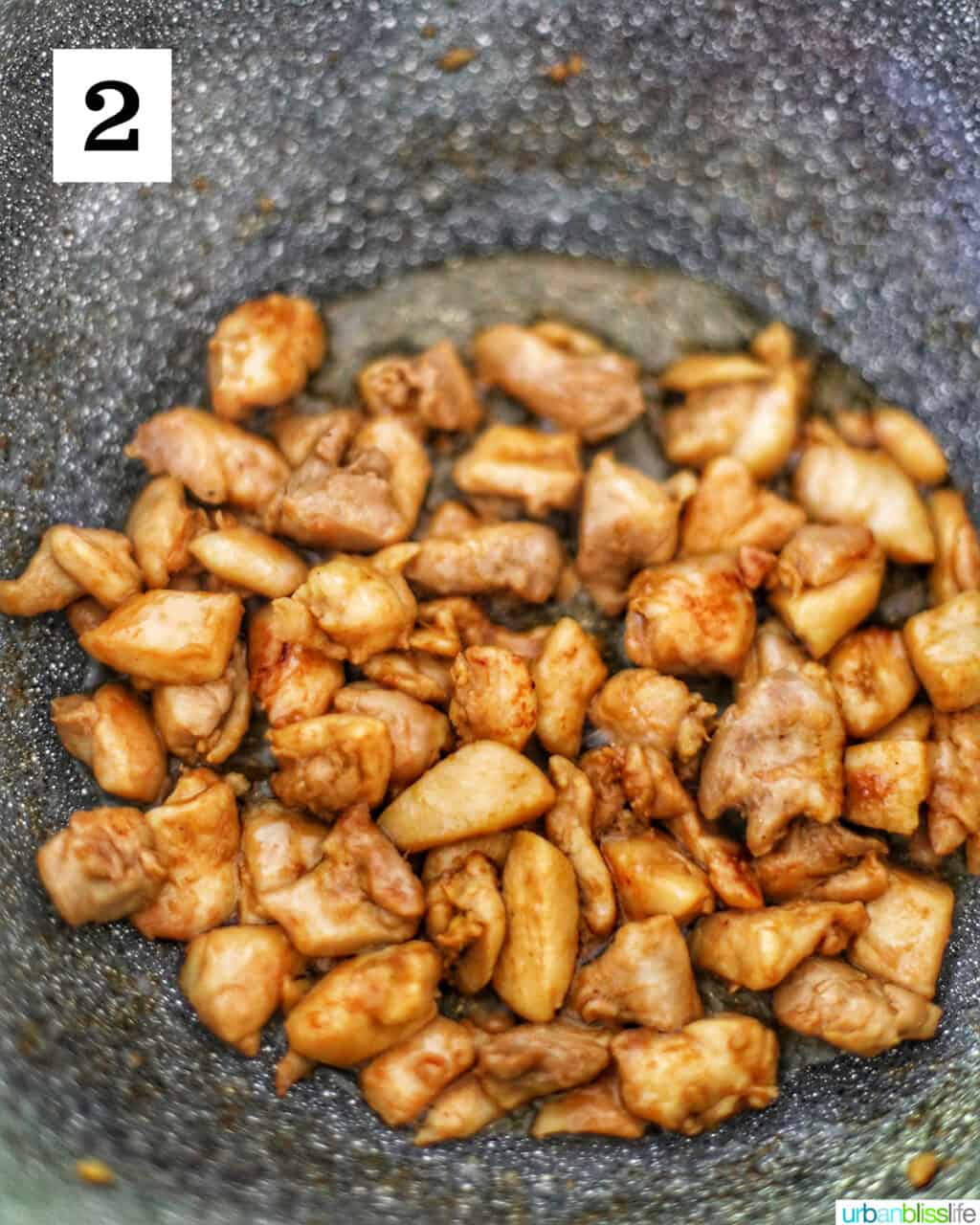 cooking chicken yakisoba