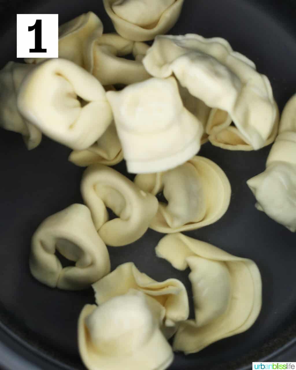cooking tortellini