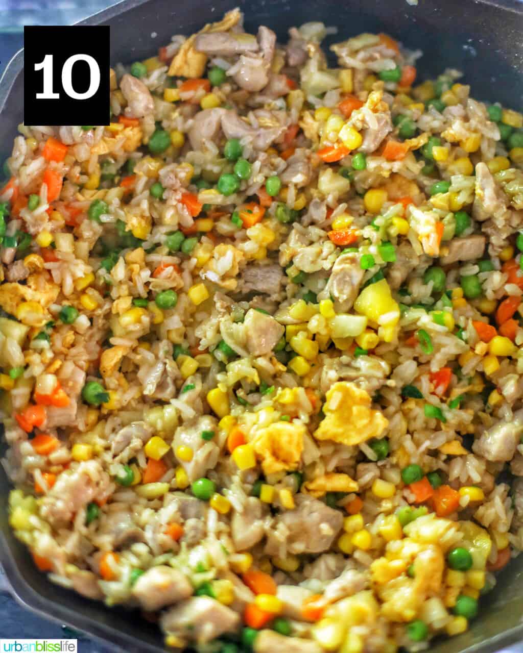 finished fried rice
