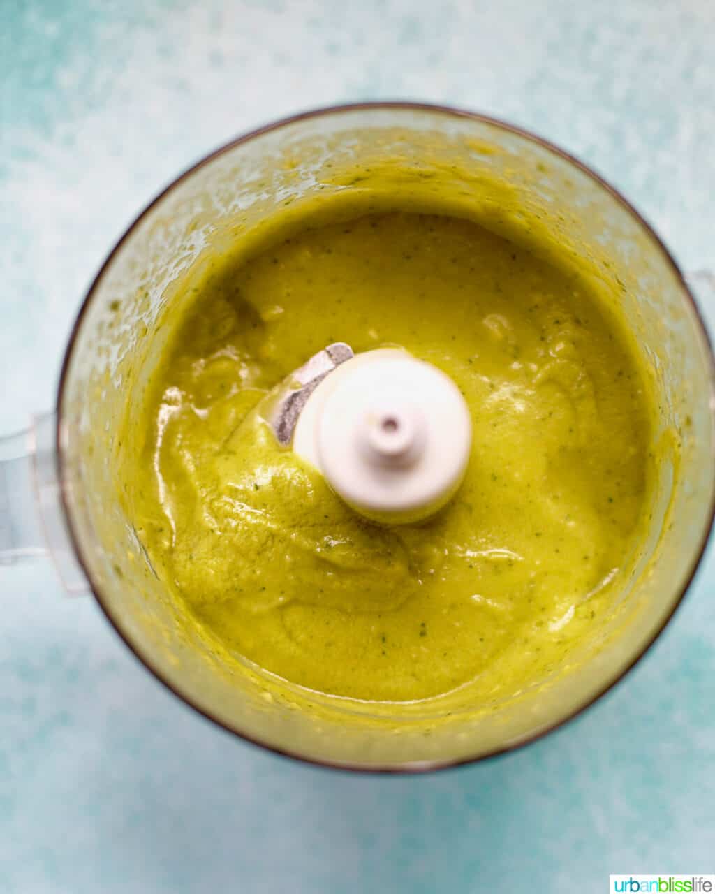 sauce in food processor, blended