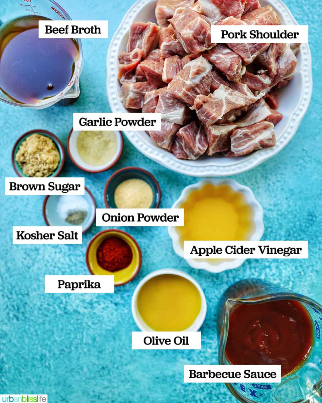 ingredients to make instant pot pulled pork