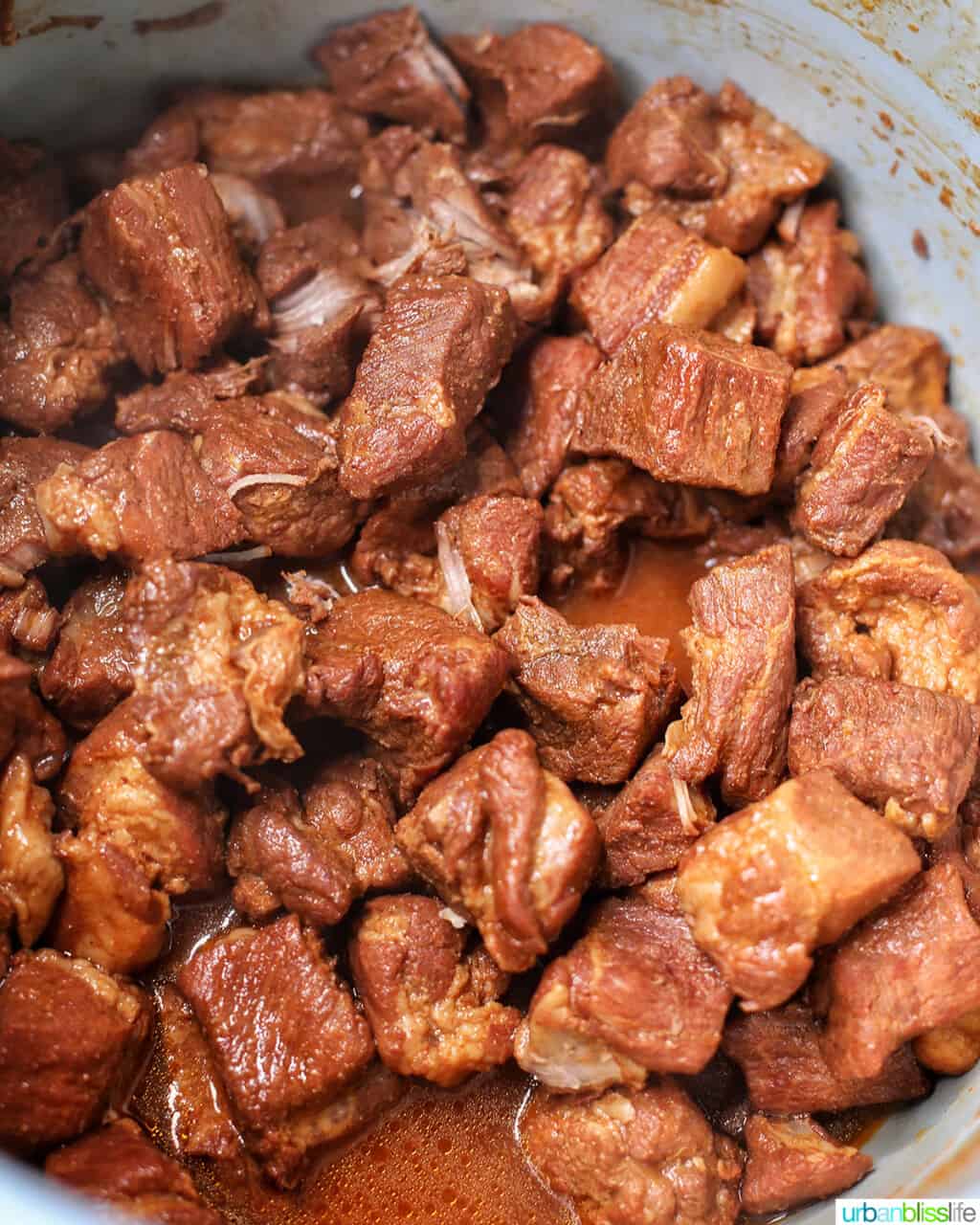 cooked pulled pork