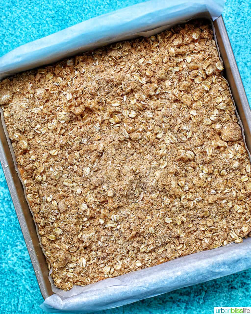 Topping for Pumpkin Cheesecake Bars with Gingersnap Crust