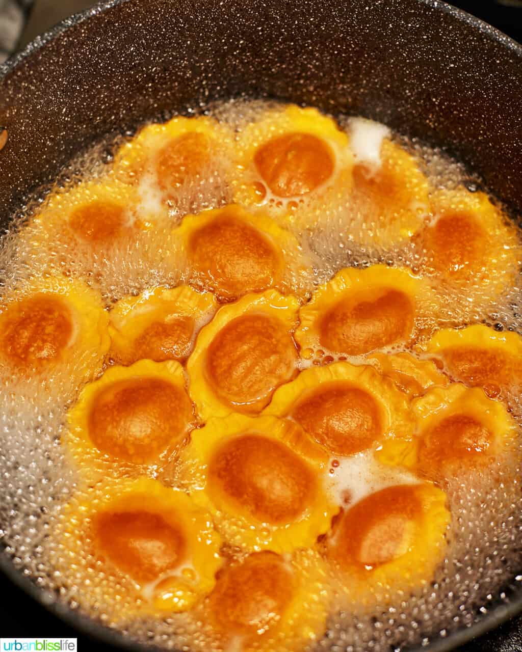 cooking butternut squash ravioli