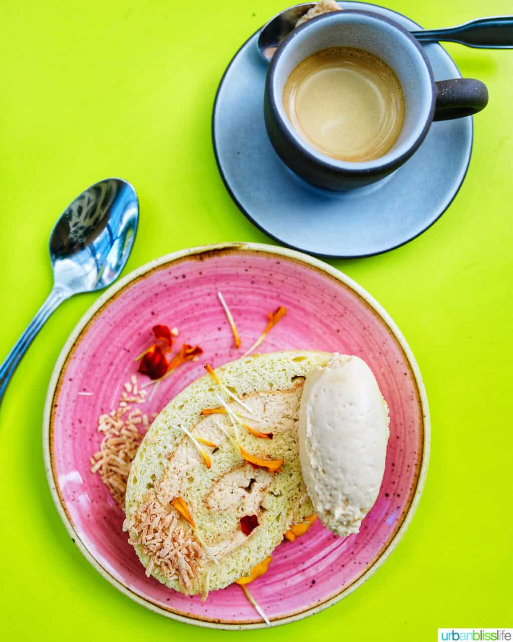dessert at Andina restaurant