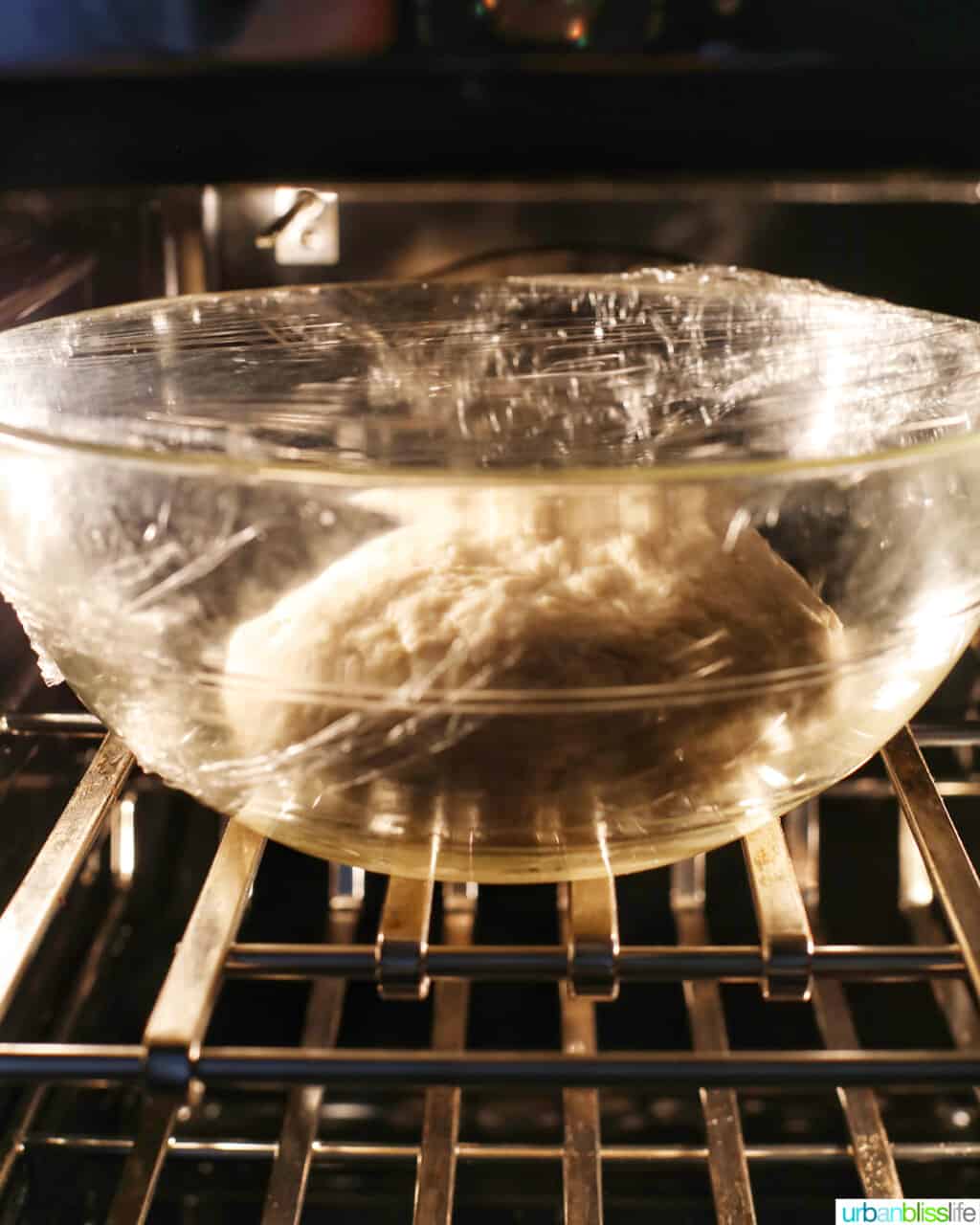 dough proofing in oven