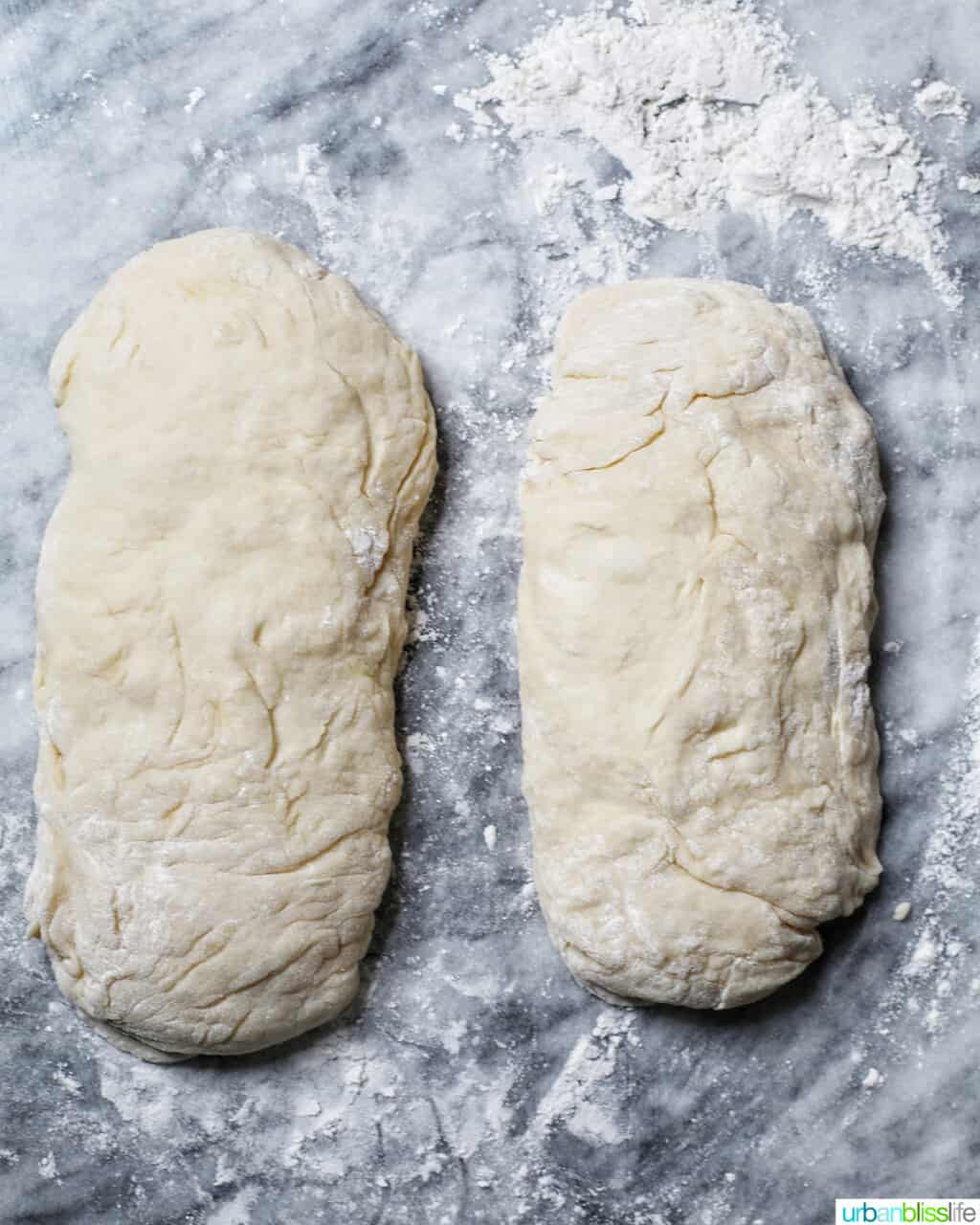 two dough logs