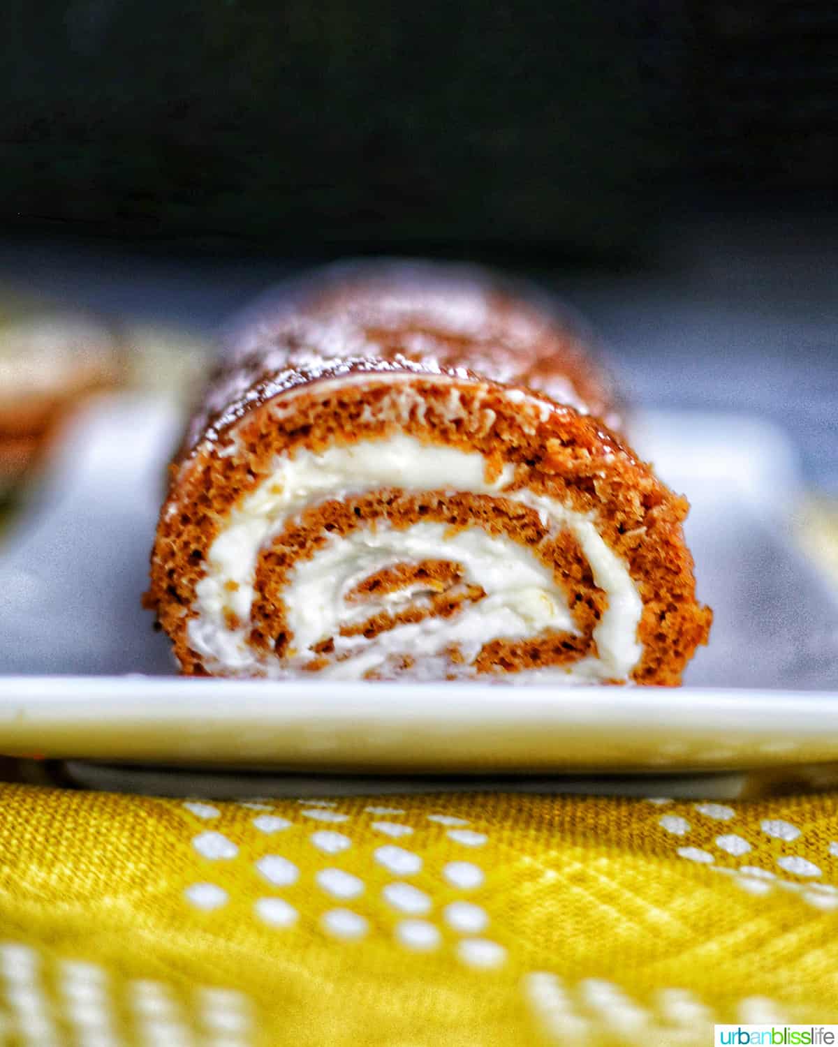 pumpkin cream cheese roll