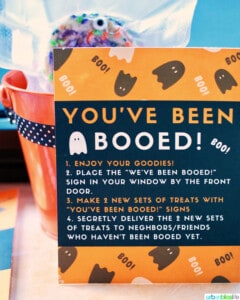 You've Been Booed signs