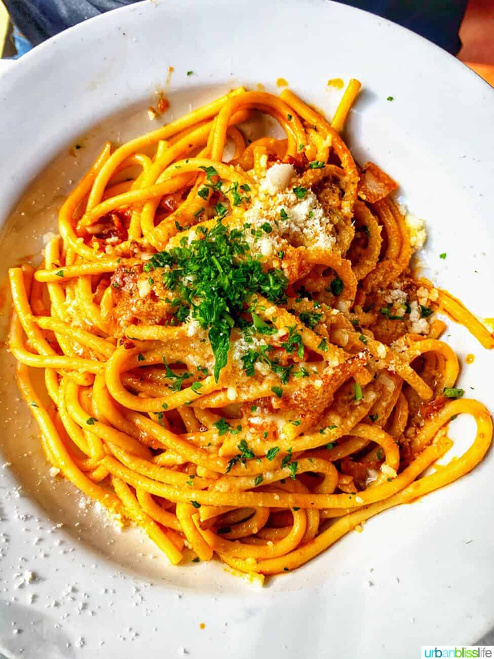 bowl of pasta.