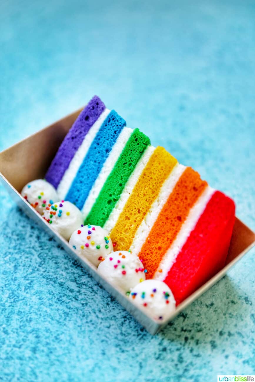 rainbow cake.
