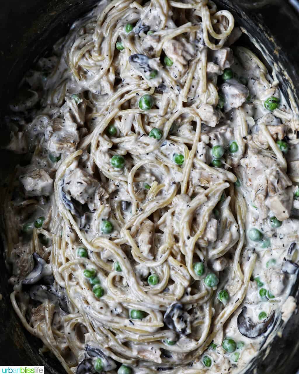 Crockpot Turkey Tetrazzini