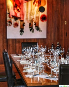 wine tasting at Gran Moraine Winery