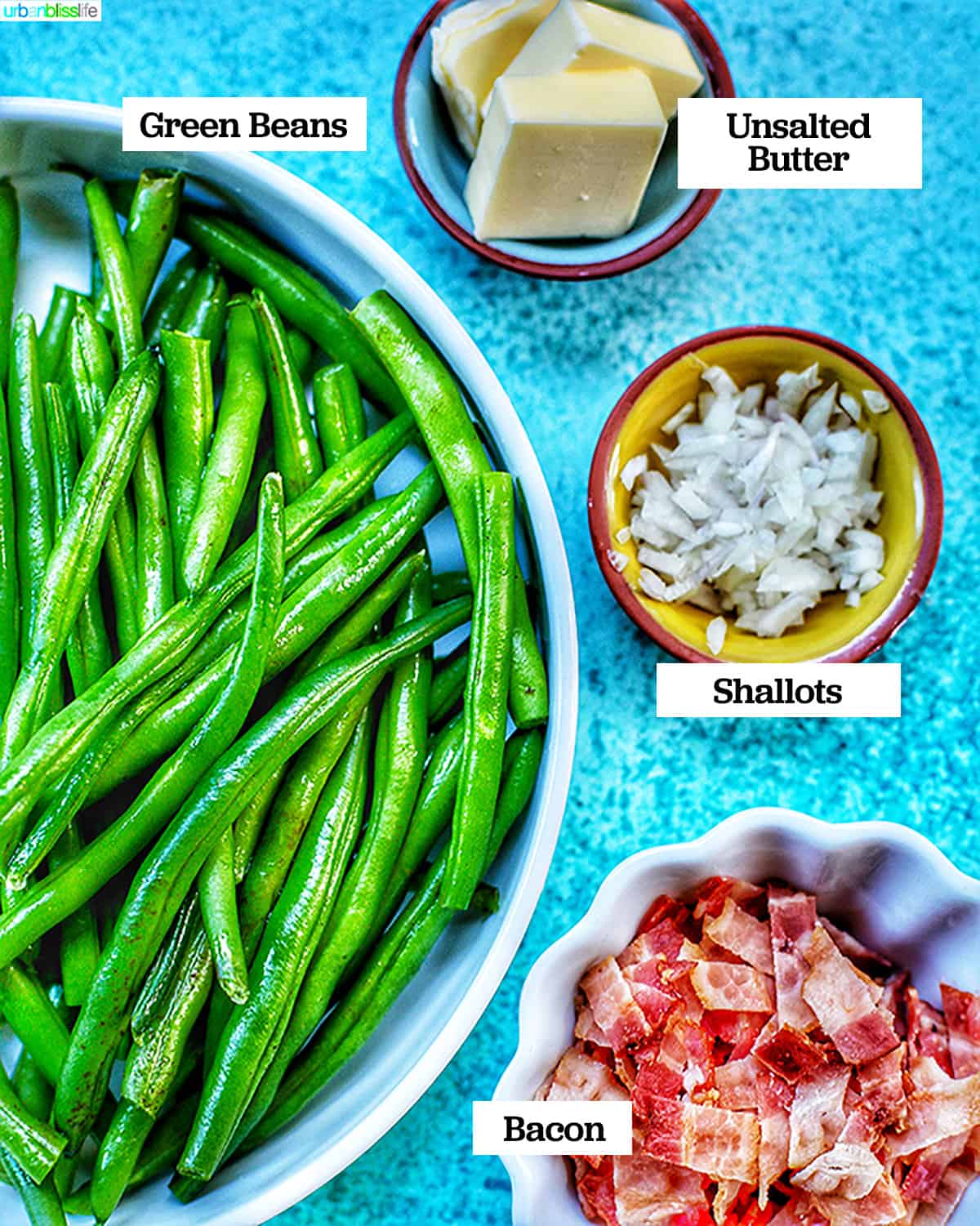 green beans with bacon ingredients
