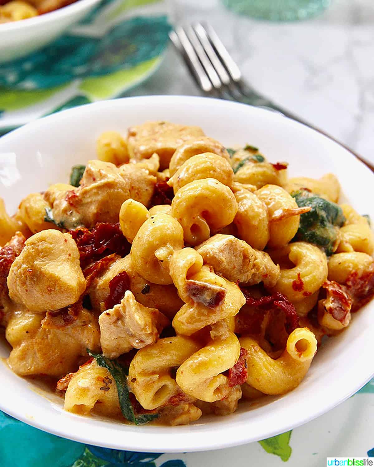Dairy-Free Instant Pot Tuscan Chicken Pasta single